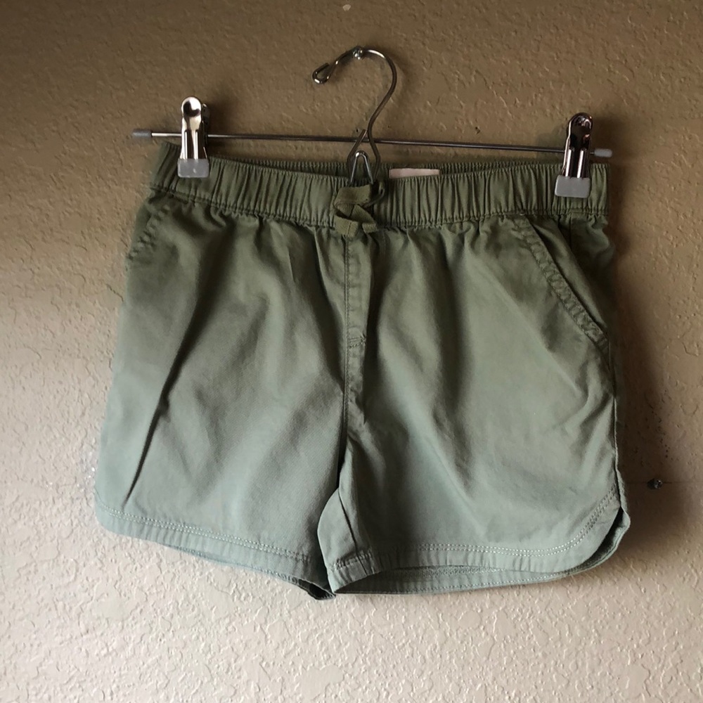 Girls Shorts Place Light Green Elastic Waist Shorts Girls Size 10